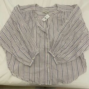 BNWT LOFT Button Up Shirt